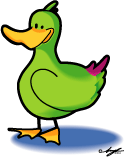 Mac the Duck Standing